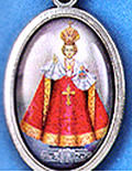 Saint medals with picture pendants