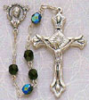 Jet Black Dainty Rosary - 5 mm beads