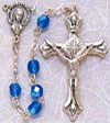 Royal Blue Dainty Rosary 5 mm beads