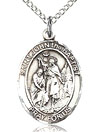 St John the Baptist Sterling Silver Medal