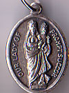Our Lady of Prompt Succor Oval Medal