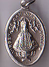 Virgin of San Juan Oval Medal