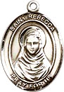 St Rebecca Sterling Silver Medal