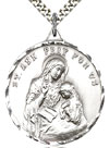 St Ann Sterling Silver Medal