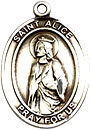 St Alice Sterling Silver Medal
