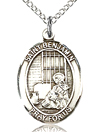 St Benjamin Sterling Silver Medal