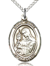 St Clare Sterling Silver Medal