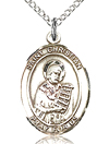St Christian Sterling Silver Medal