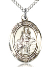 St Cornelius Sterling Silver Medal