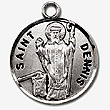St Dennis Sterling Silver Medal