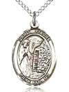 St Fiacre Sterling Silver Medal