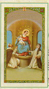 Mysteries of the Holy Rosary Laminated Prayer Card