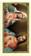 Consecration to Mary & Jesus Laminated Prayer Card