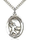 Silver Closeup Football Sports Medal