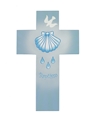 Blue Wood Baptism Cross - 8-Inch