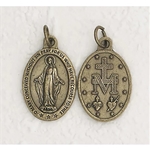 Miraculous Medal - Brass Tone Finish