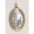 Our Lady of Fatima Gold and Silver Toned 1.5-Inch Medal