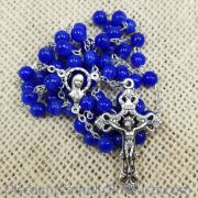 Blue Marble-Swirl Rosary