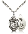 St. Michael and Guardian Angel Oval Medal