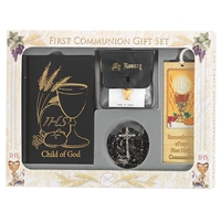 Blessed Occasion Black 6-Piece Deluxe Communion Gift Set