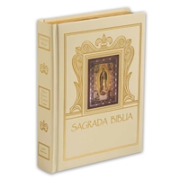Biblia Catolica Familiar - Catholic Family Bible in Spanish - Ivory