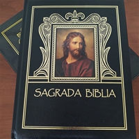 Biblia Catolica Familiar - Catholic Family Bible in Spanish - Black
