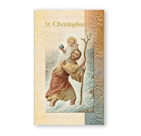 St. Christopher Biography Prayer Card