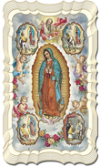 Our Lady of Guadalupe - Mystical Rose Prayer Card
