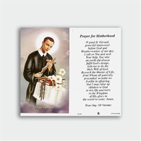 St Gerard Prayer for Motherhood - Prayer Card - 100 Pack