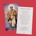 St. Nicholas Paper Prayer Card - Single