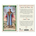 Saint Thomas More Laminated Prayer Card
