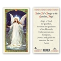 Saint Padre Pio's Prayer to the Guardian Angel Laminated Prayer Card