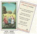 Miracle of Friendship Laminated Prayer Card