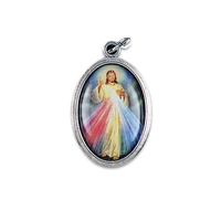 Divine Mercy Oxidized Picture Medal