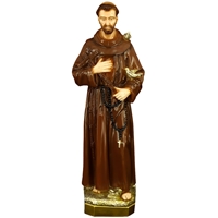 St Francis Vinyl Statue - 24 inches tall