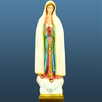 24 Inch Our Lady of Fatima Polyresin Statue