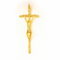 Gold Papal Crucifix - 5.5-Inch