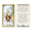 Oracion a San Cristobal Laminated Prayer Card