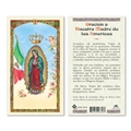 Oracion a Nuasta Madre de las Americas Laminated Prayer Card