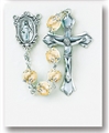 Gold Pearl & Silver Rosary
