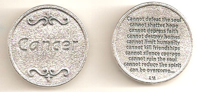 Cancer Prayer Coin