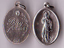 Our Lady of Assumption Oval Medal