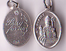 St. Blaise Oval Medal