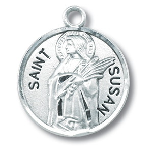 St Susan Sterling Silver Medal