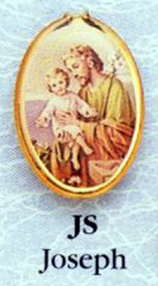 St. Joseph Gold Rim Lapel Pin