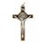 Saint Benedict Crucifix - Red Enamel on Gold Cross - 2.25-Inch