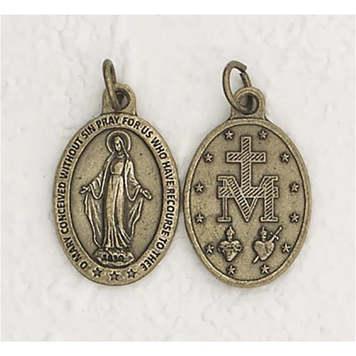 Miraculous Medal - Brass Tone Finish