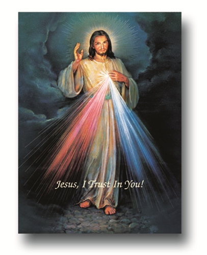Divine Mercy Wall Poster - 19&quot; x 27&quot;