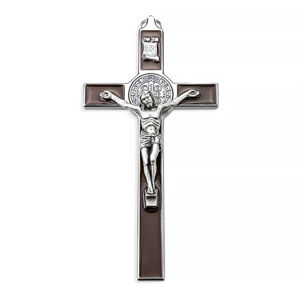 Epoxy St. Benedict Crucifix - 8-Inch