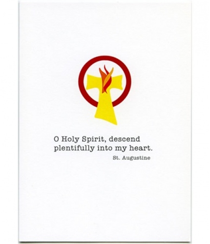 Holy Spirit Confirmation Catholic Greeting Card